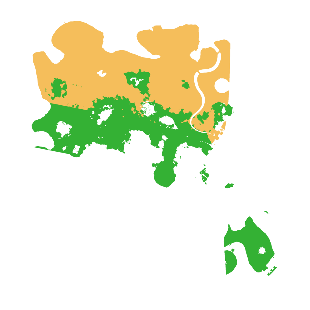 Biome Rust Map: Procedural Map, Size: 4000, Seed: 348610171