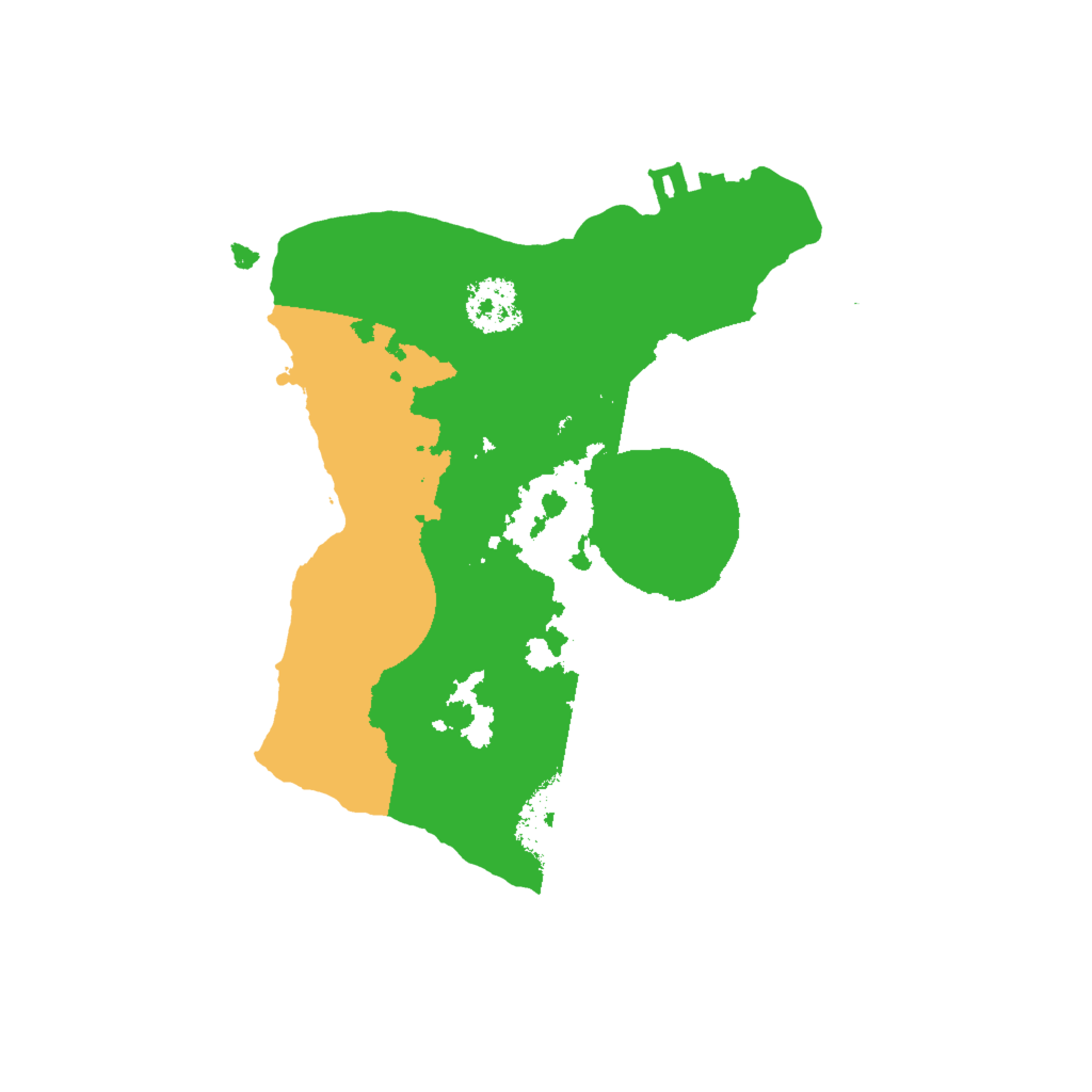 Biome Rust Map: Procedural Map, Size: 2000, Seed: 546150485