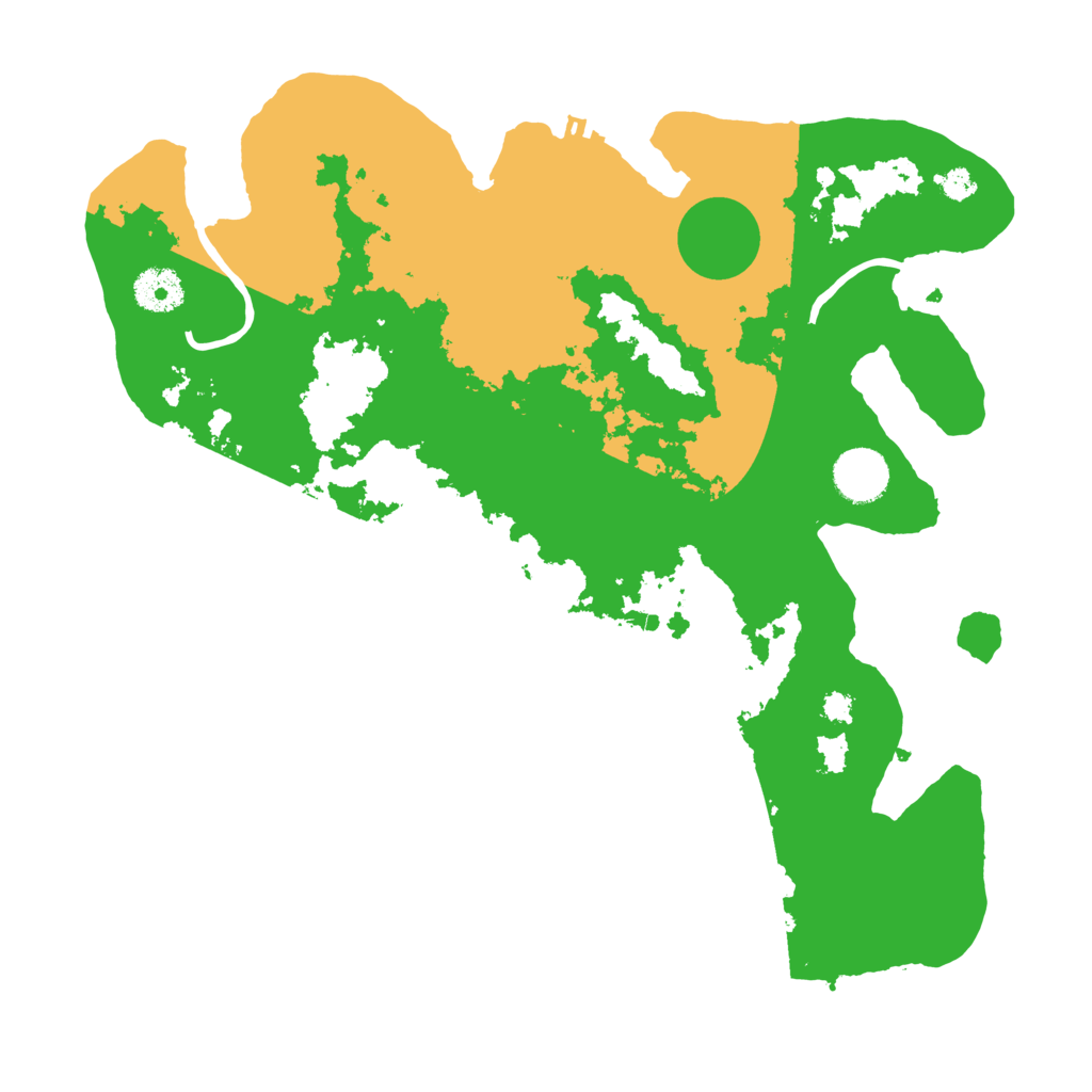 Biome Rust Map: Procedural Map, Size: 3500, Seed: 73063204