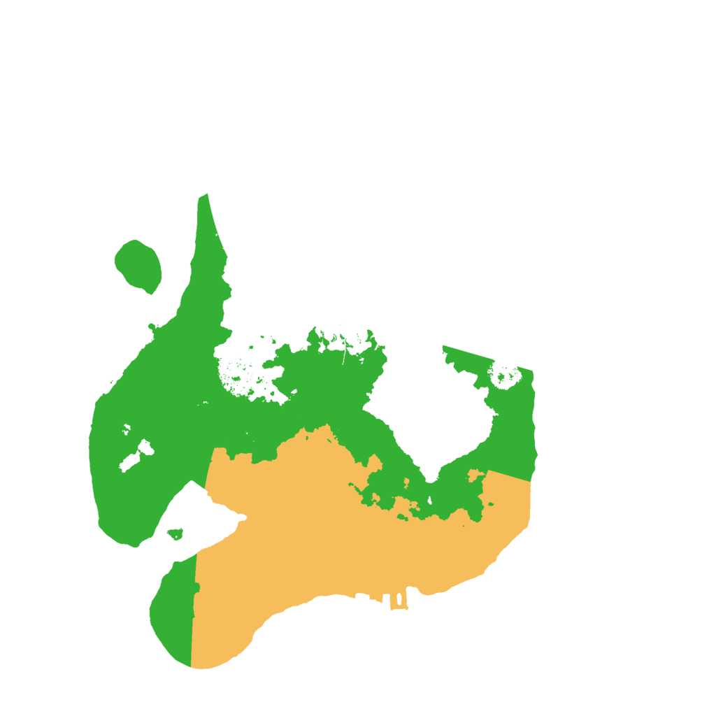 Biome Rust Map: Procedural Map, Size: 2500, Seed: 26761