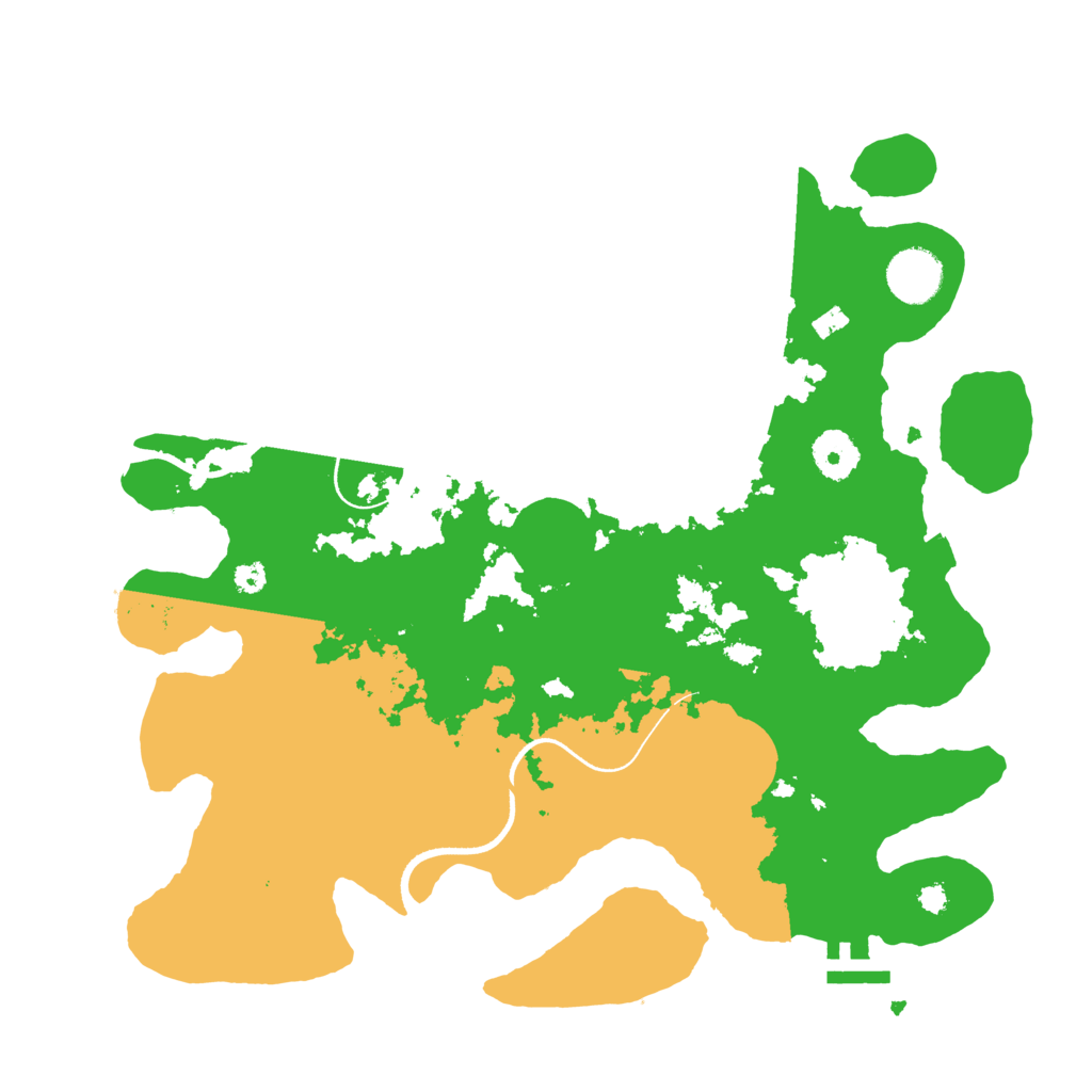 Biome Rust Map: Procedural Map, Size: 3500, Seed: 1010740275