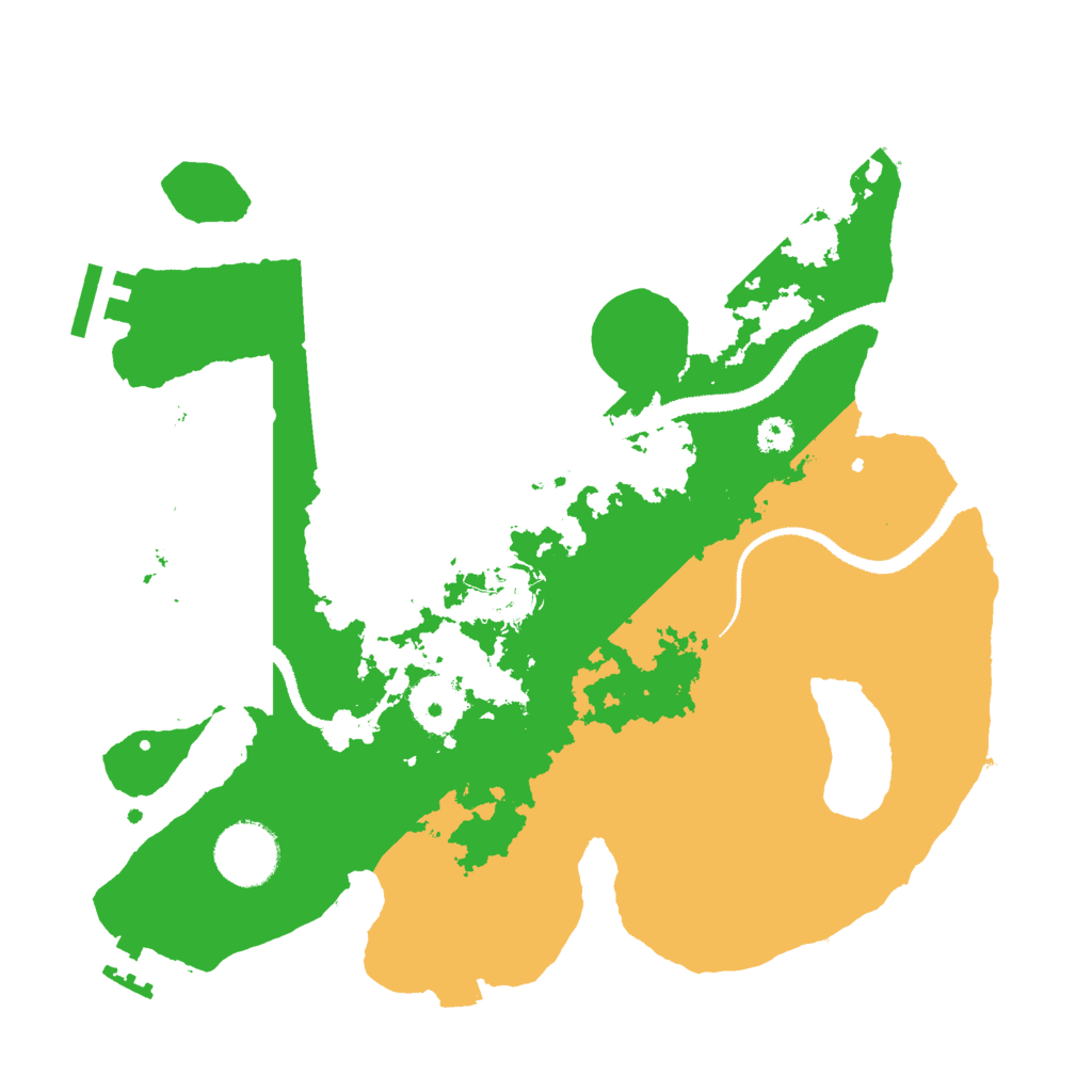 Biome Rust Map: Procedural Map, Size: 3000, Seed: 8764788