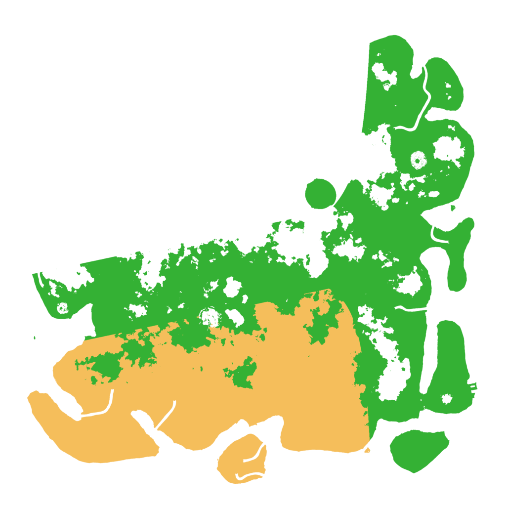 Biome Rust Map: Procedural Map, Size: 4500, Seed: 323278093