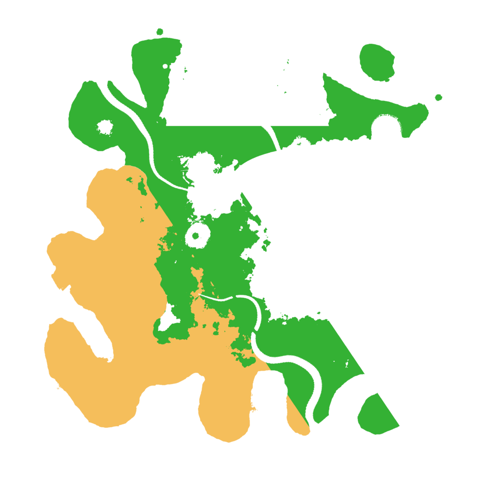 Biome Rust Map: Procedural Map, Size: 3000, Seed: 16467
