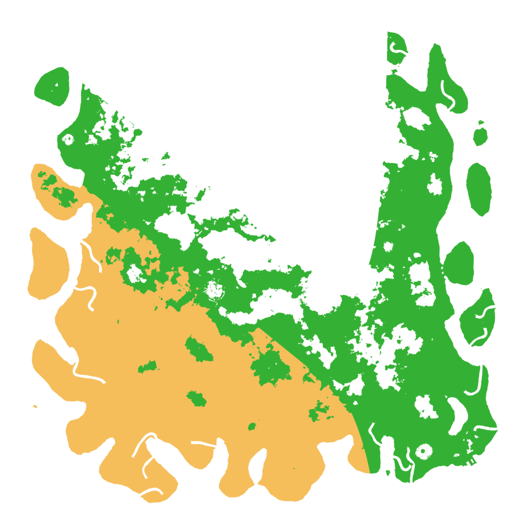 Biome Rust Map: Procedural Map, Size: 5000, Seed: 377869532