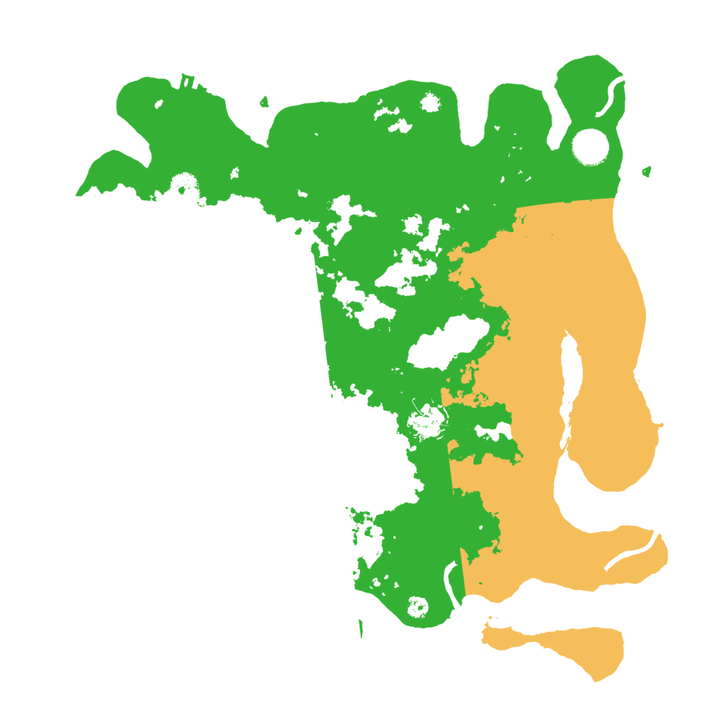 Biome Rust Map: Procedural Map, Size: 3500, Seed: 44507962