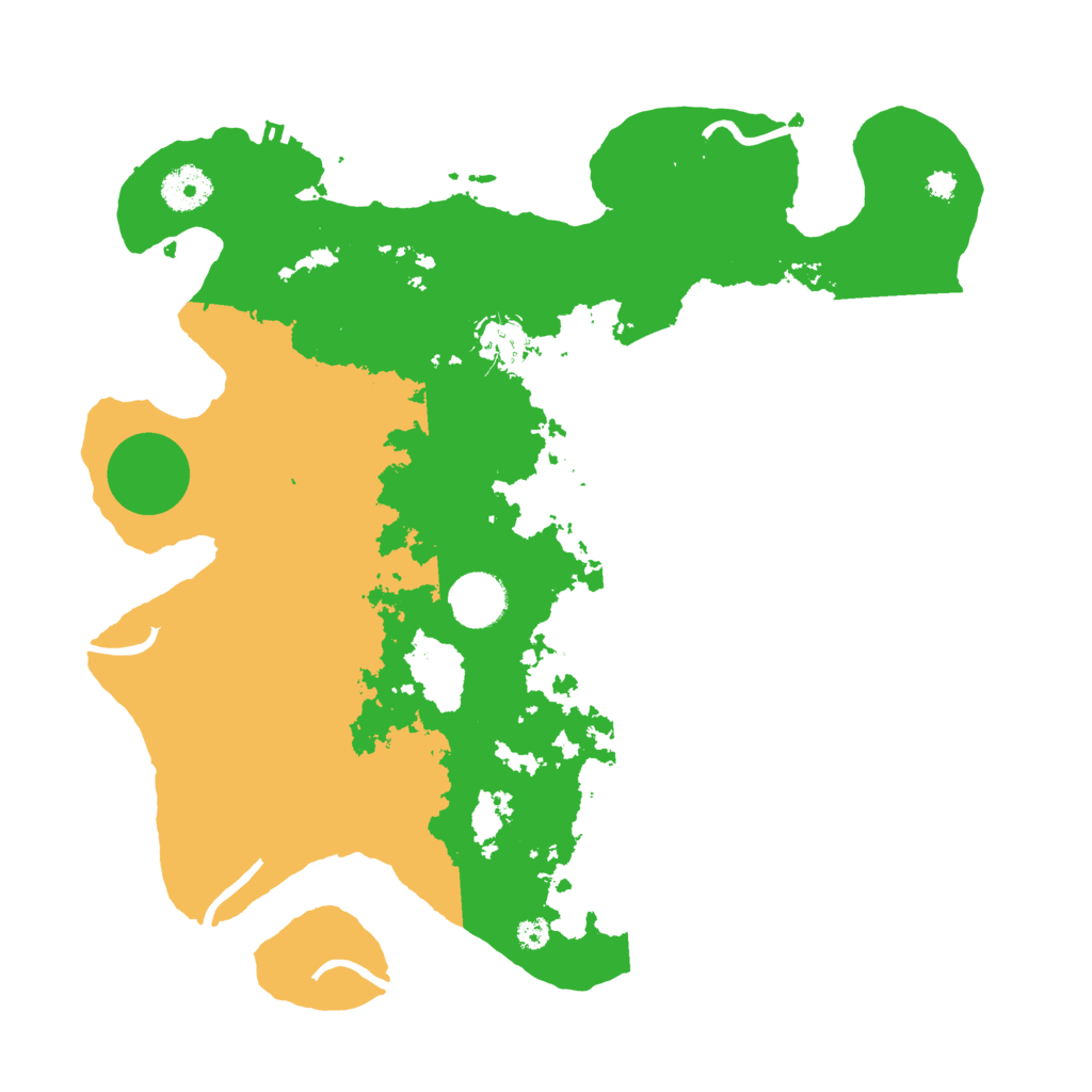 Biome Rust Map: Procedural Map, Size: 3500, Seed: 66723316