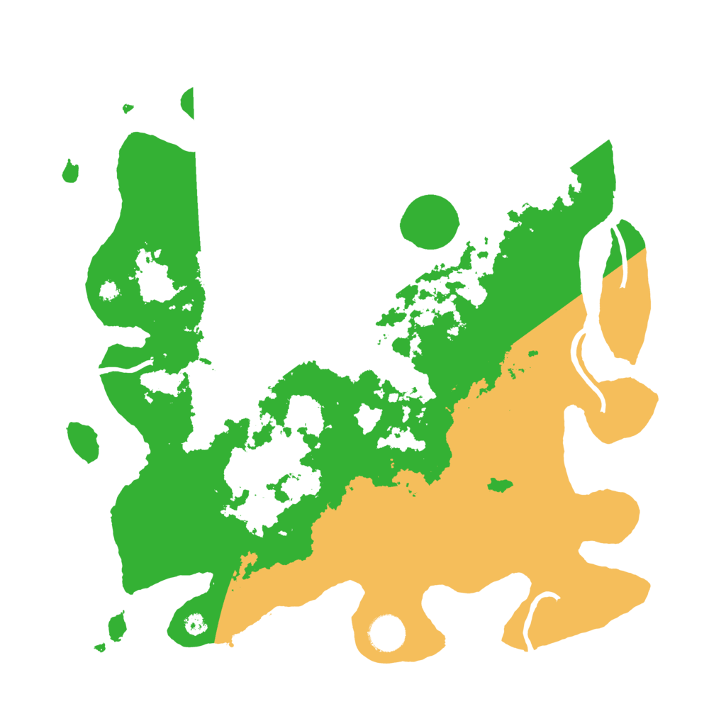 Biome Rust Map: Procedural Map, Size: 3500, Seed: 298987861