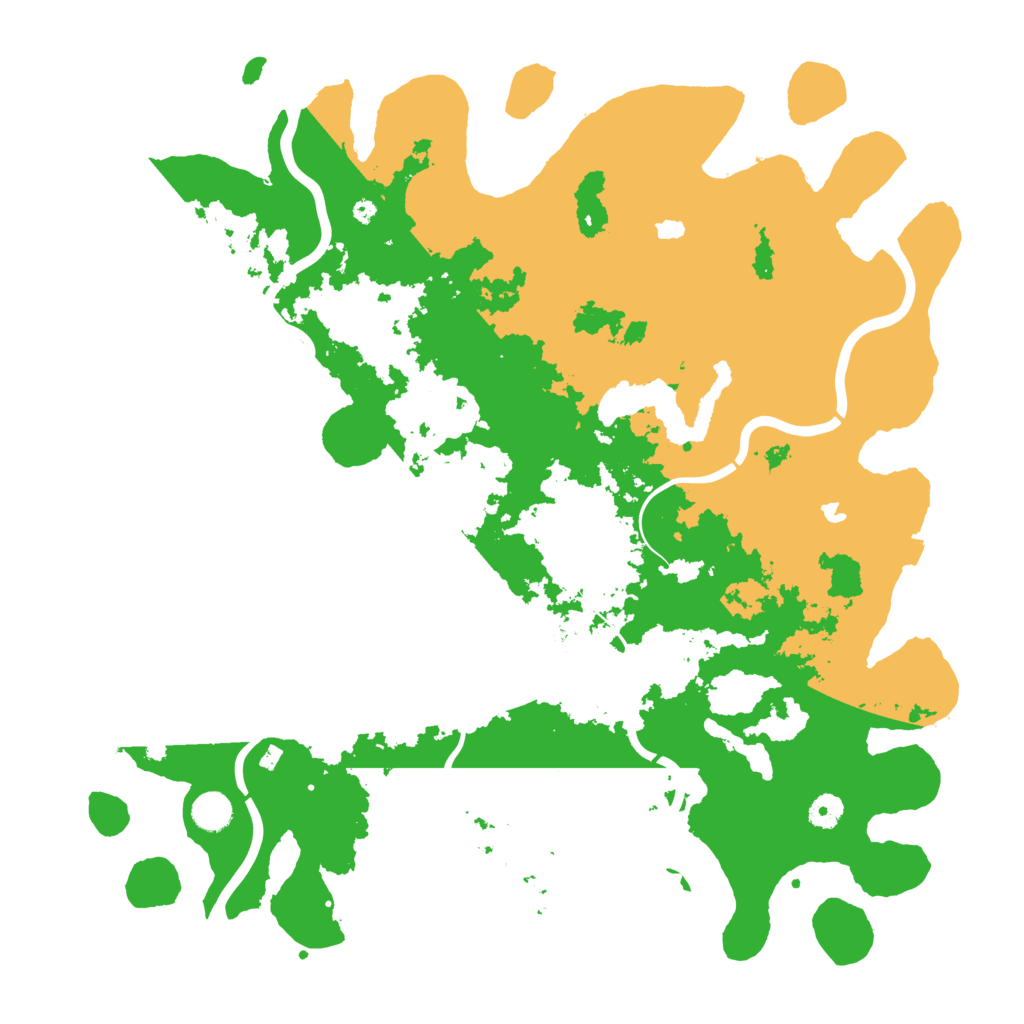 Biome Rust Map: Procedural Map, Size: 4500, Seed: 427418112
