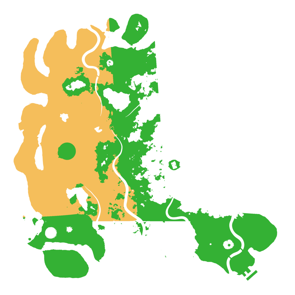 Biome Rust Map: Procedural Map, Size: 4500, Seed: 1354329774