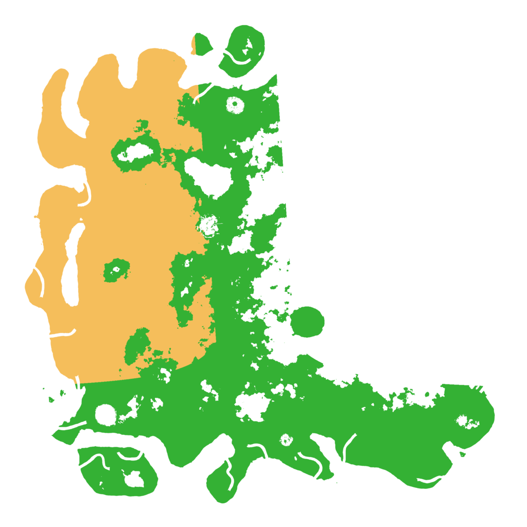 Biome Rust Map: Procedural Map, Size: 4500, Seed: 1354329774