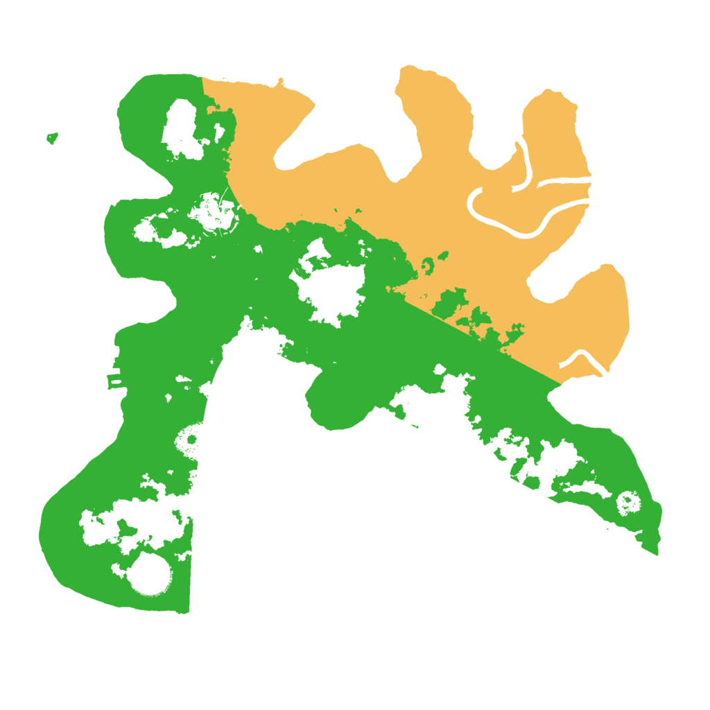 Biome Rust Map: Procedural Map, Size: 3000, Seed: 85332