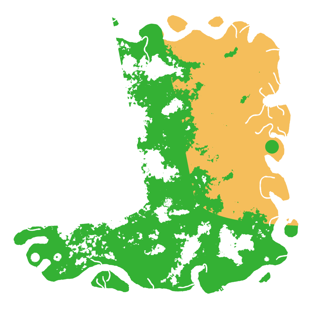 Biome Rust Map: Procedural Map, Size: 6000, Seed: 5503851