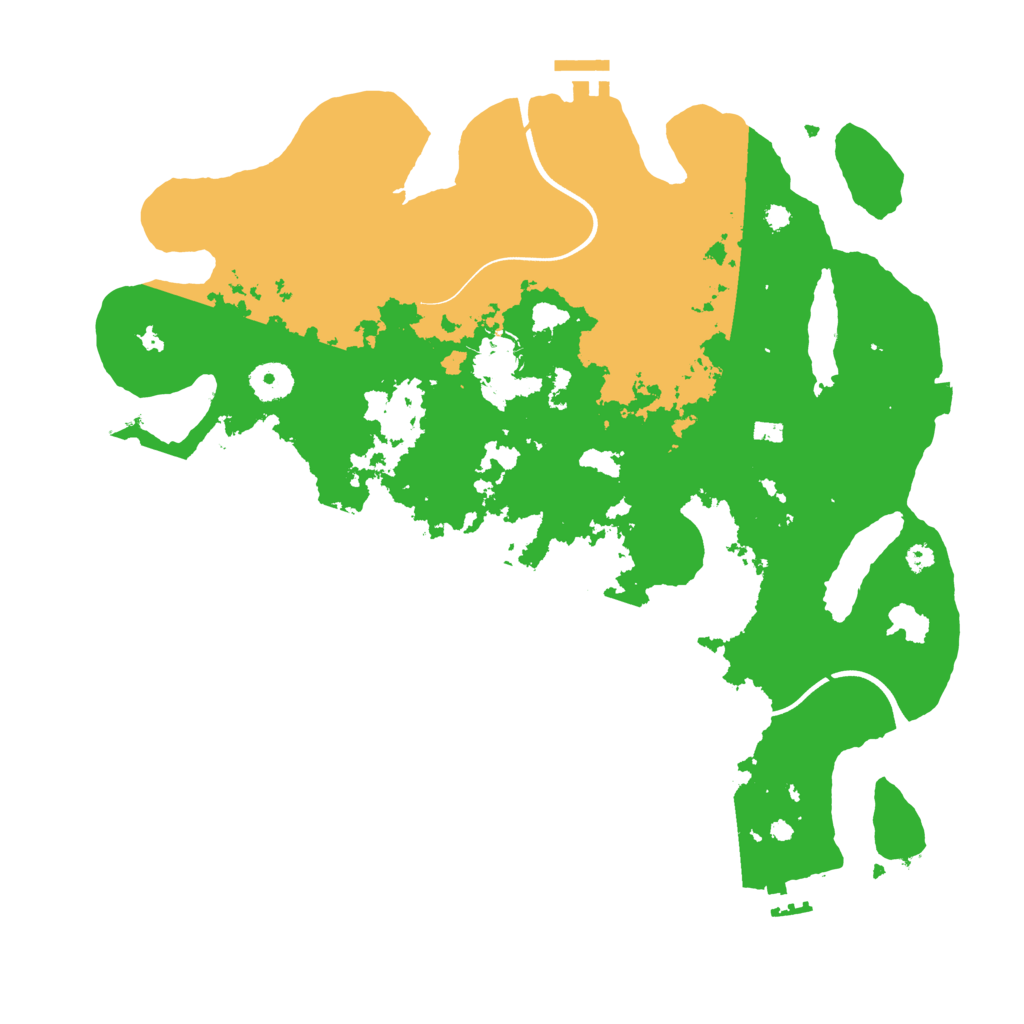 Biome Rust Map: Procedural Map, Size: 3750, Seed: 3000