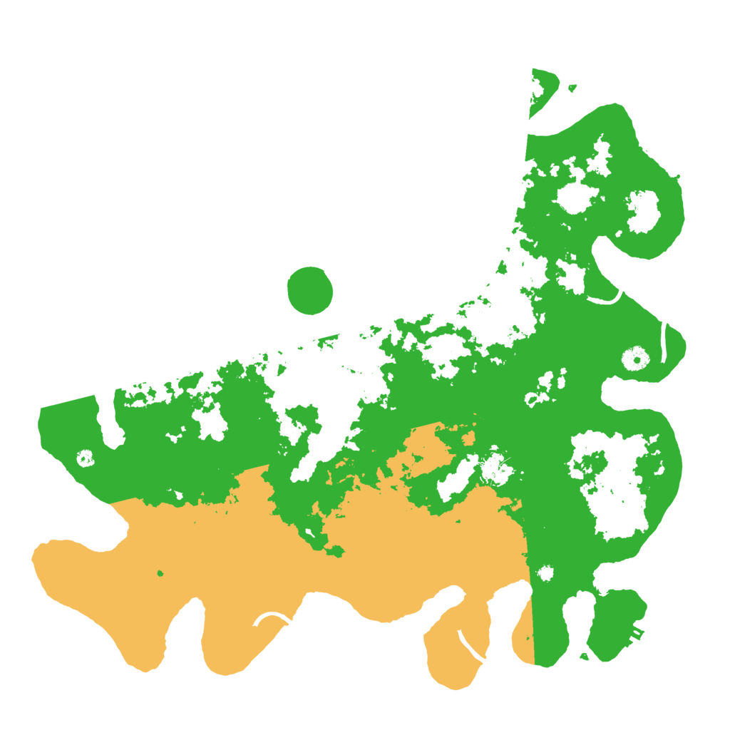 Biome Rust Map: Procedural Map, Size: 4300, Seed: 2010
