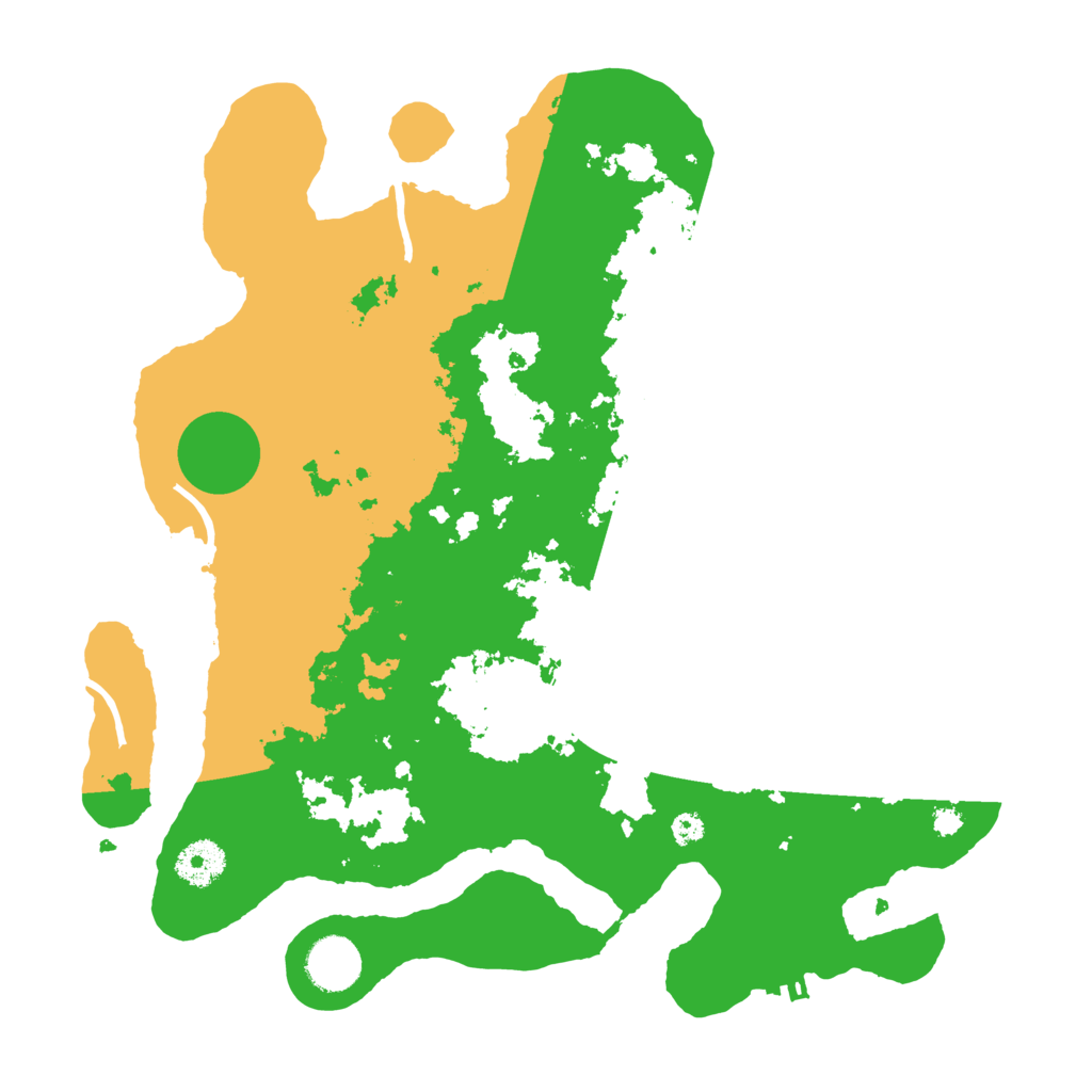 Biome Rust Map: Procedural Map, Size: 3500, Seed: 64678