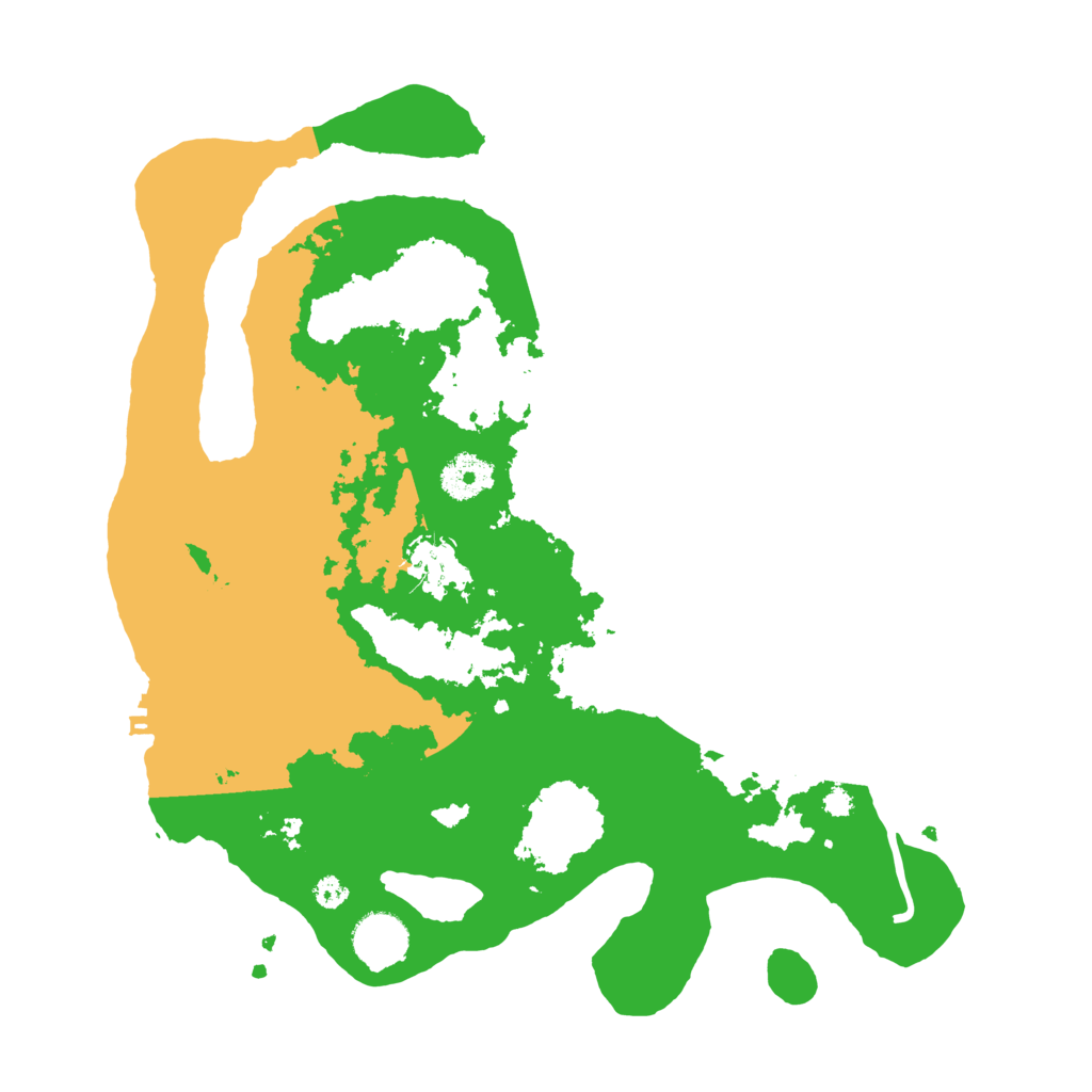 Biome Rust Map: Procedural Map, Size: 3500, Seed: 1393300243
