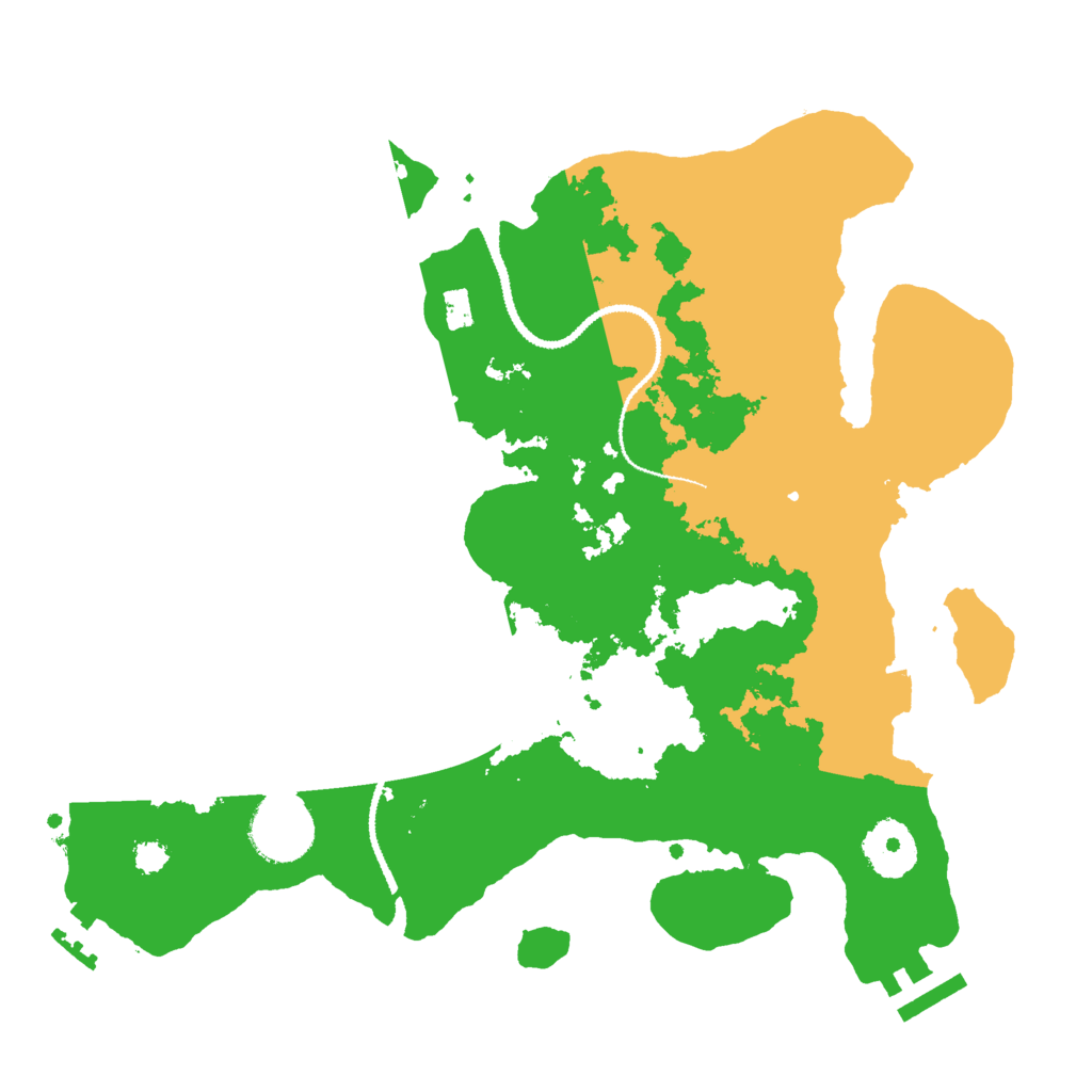 Biome Rust Map: Procedural Map, Size: 3000, Seed: 6361