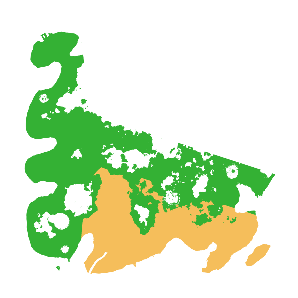 Biome Rust Map: Procedural Map, Size: 3500, Seed: 70853