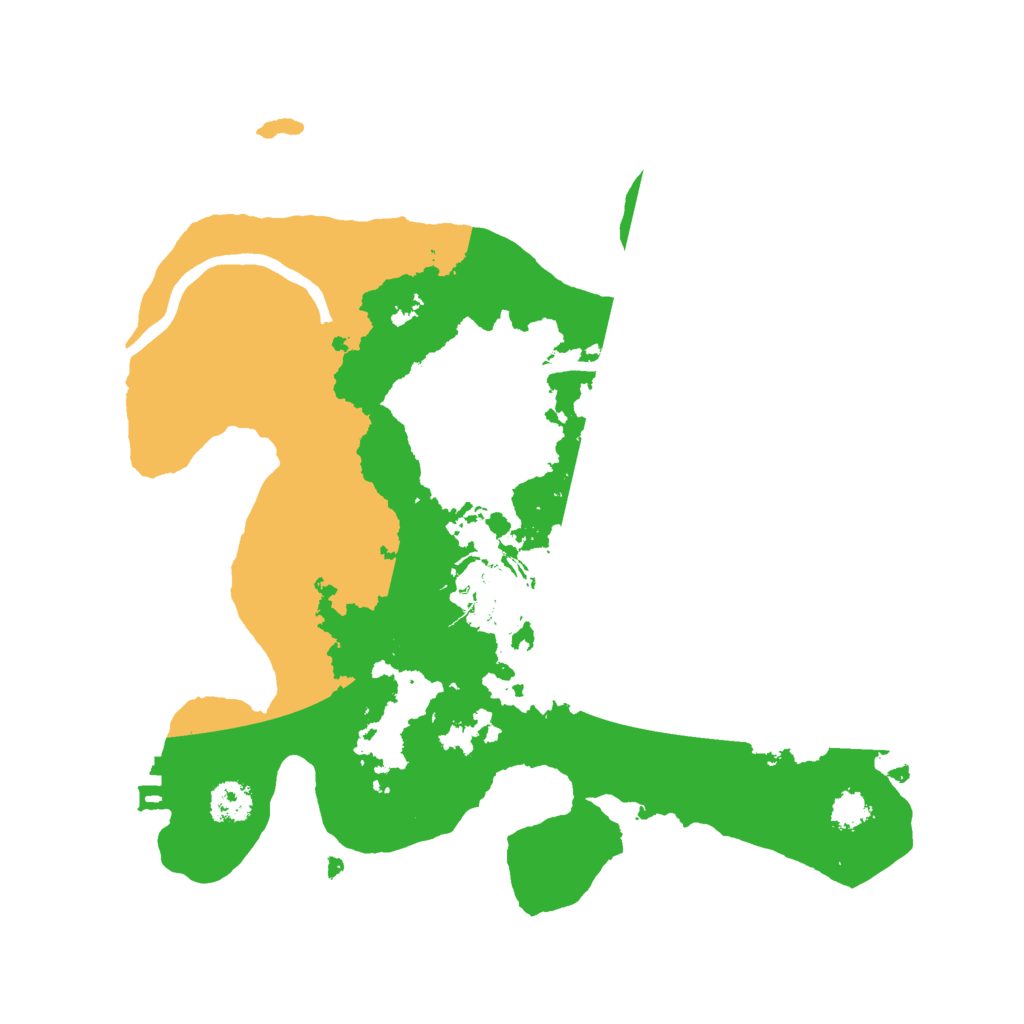 Biome Rust Map: Procedural Map, Size: 2500, Seed: 1402640559