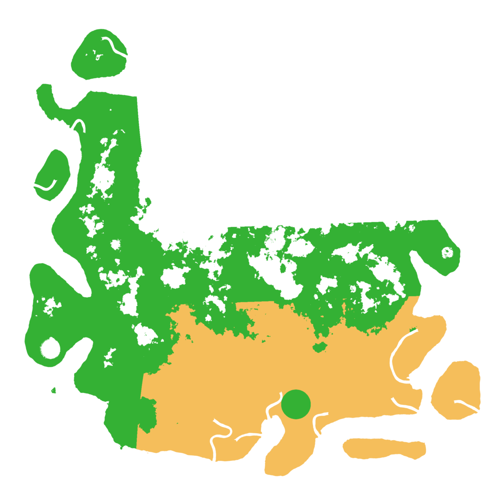 Biome Rust Map: Procedural Map, Size: 4500, Seed: 9752