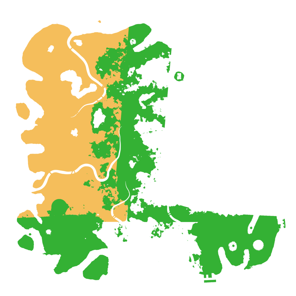 Biome Rust Map: Procedural Map, Size: 5000, Seed: 917446388