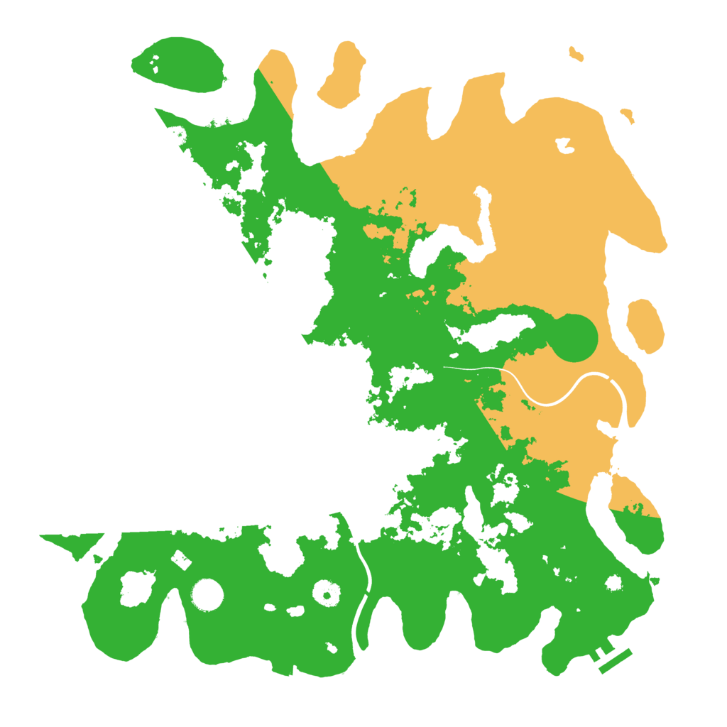Biome Rust Map: Procedural Map, Size: 4000, Seed: 7530
