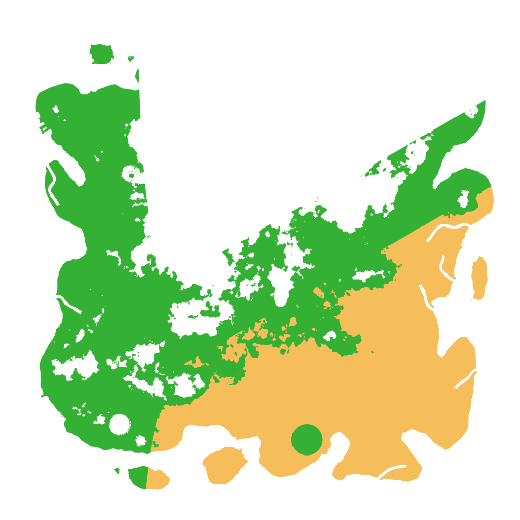 Biome Rust Map: Procedural Map, Size: 4400, Seed: 55533672