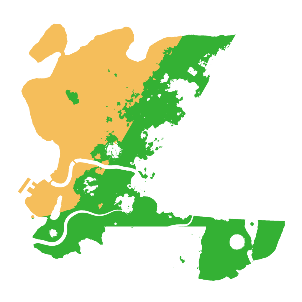 Biome Rust Map: Procedural Map, Size: 3500, Seed: 1499238961