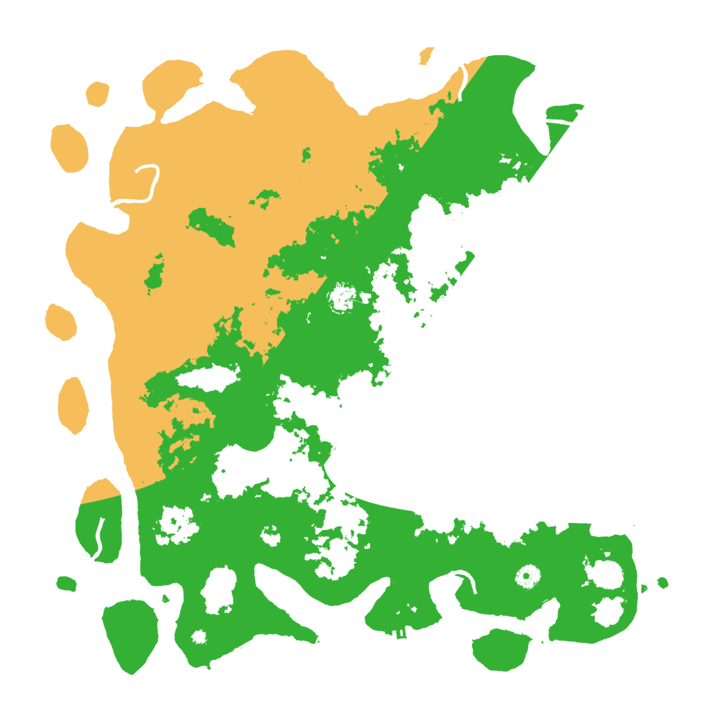 Biome Rust Map: Procedural Map, Size: 4500, Seed: 109611601