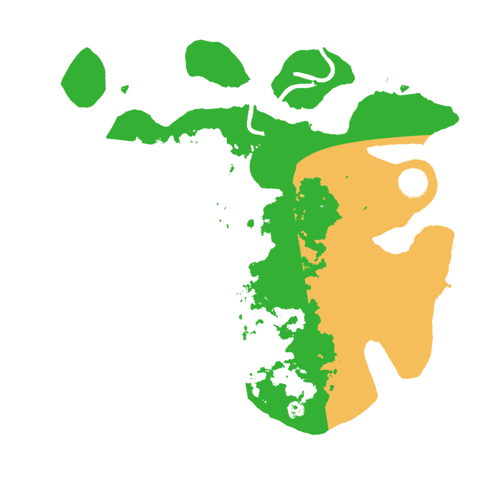 Biome Rust Map: Procedural Map, Size: 3000, Seed: 134