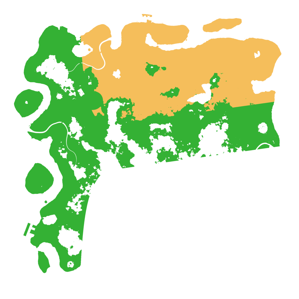 Biome Rust Map: Procedural Map, Size: 4500, Seed: 138432