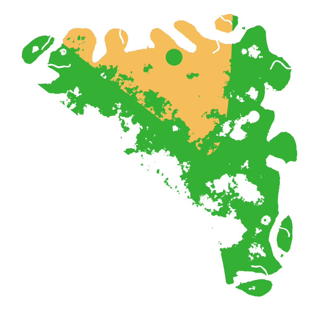 Biome Rust Map: Procedural Map, Size: 5000, Seed: 21692