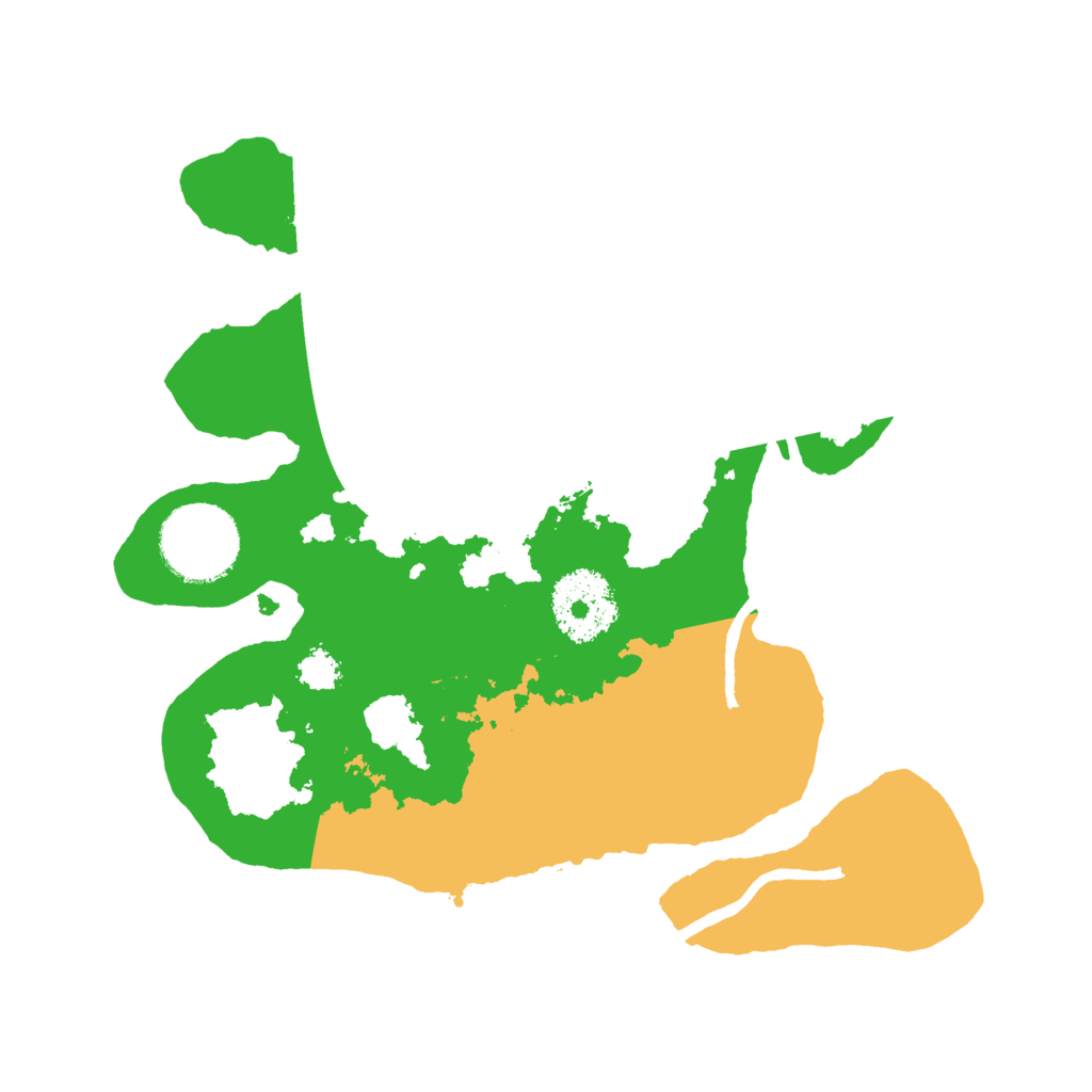 Biome Rust Map: Procedural Map, Size: 2450, Seed: 1199370130