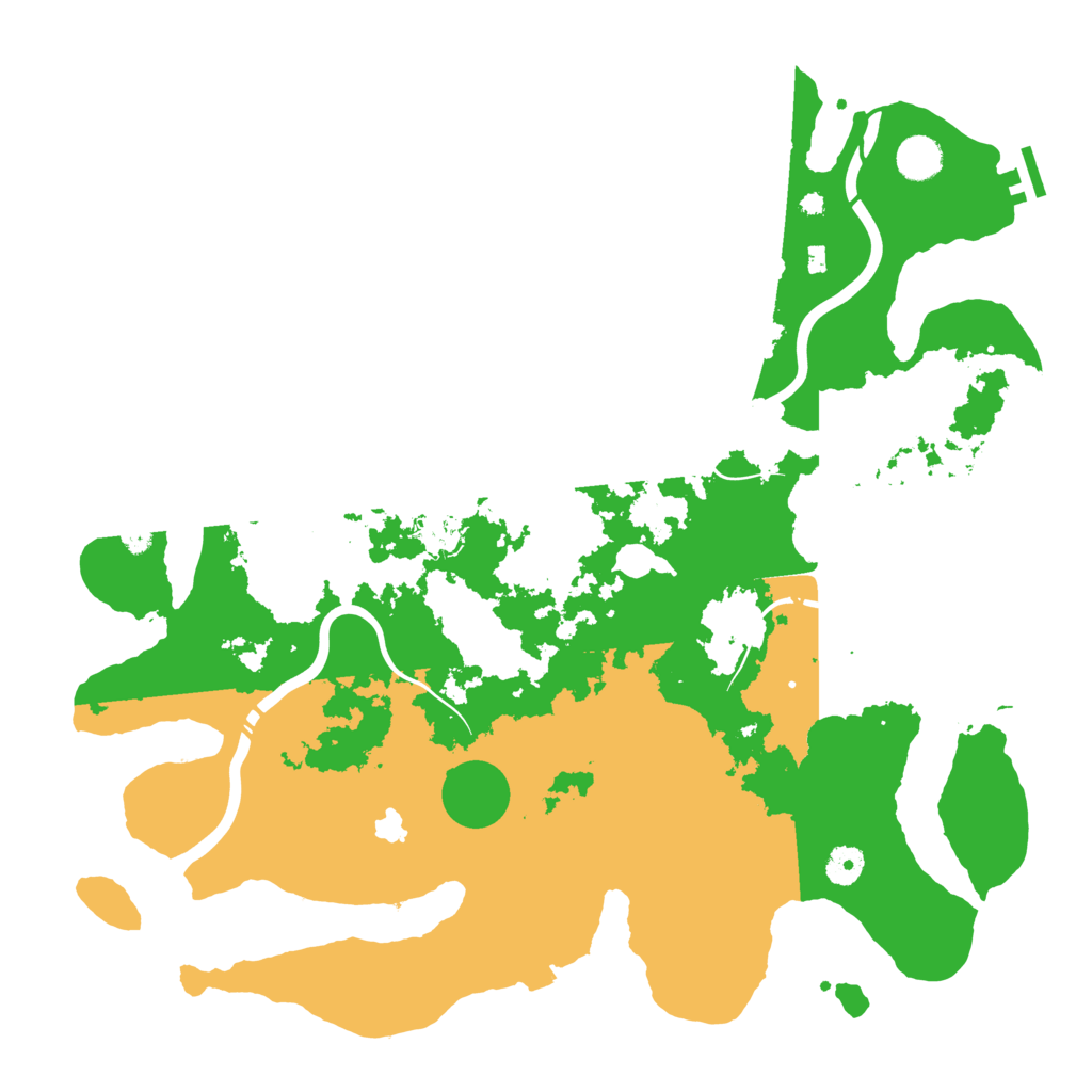 Biome Rust Map: Procedural Map, Size: 4253, Seed: 22