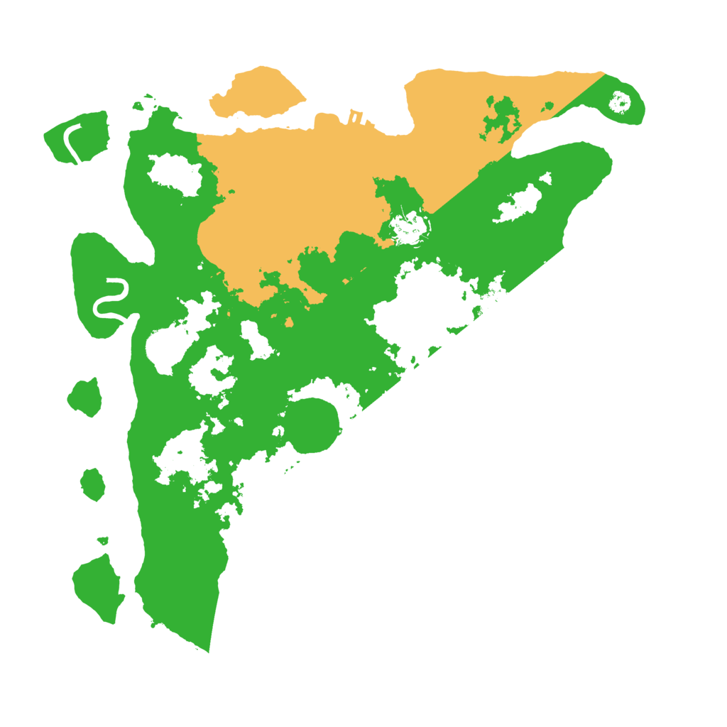 Biome Rust Map: Procedural Map, Size: 3500, Seed: 727426828