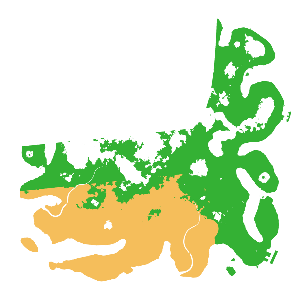 Biome Rust Map: Procedural Map, Size: 4254, Seed: 22