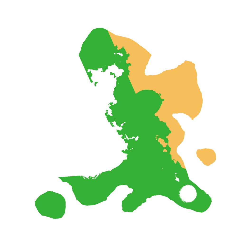 Biome Rust Map: Barren, Size: 2500, Seed: 123421