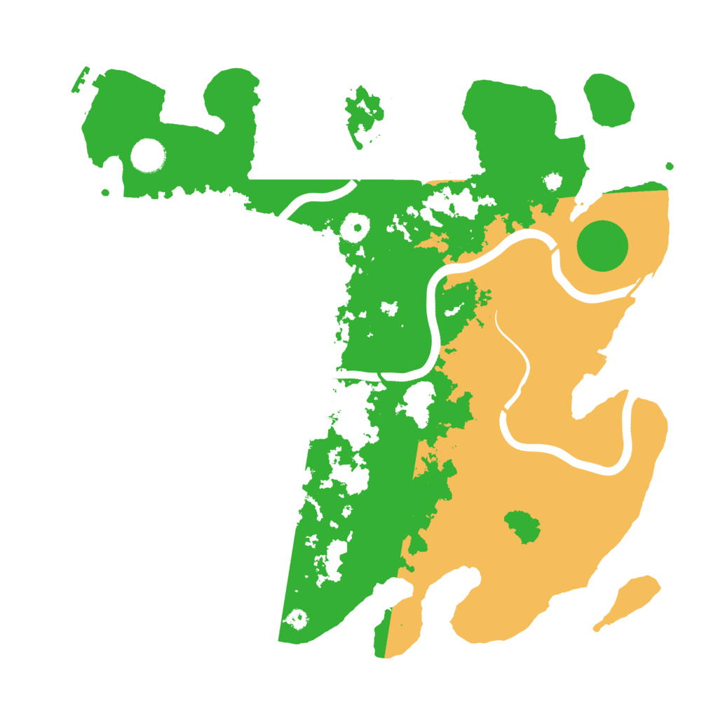 Biome Rust Map: Procedural Map, Size: 3700, Seed: 1734255550