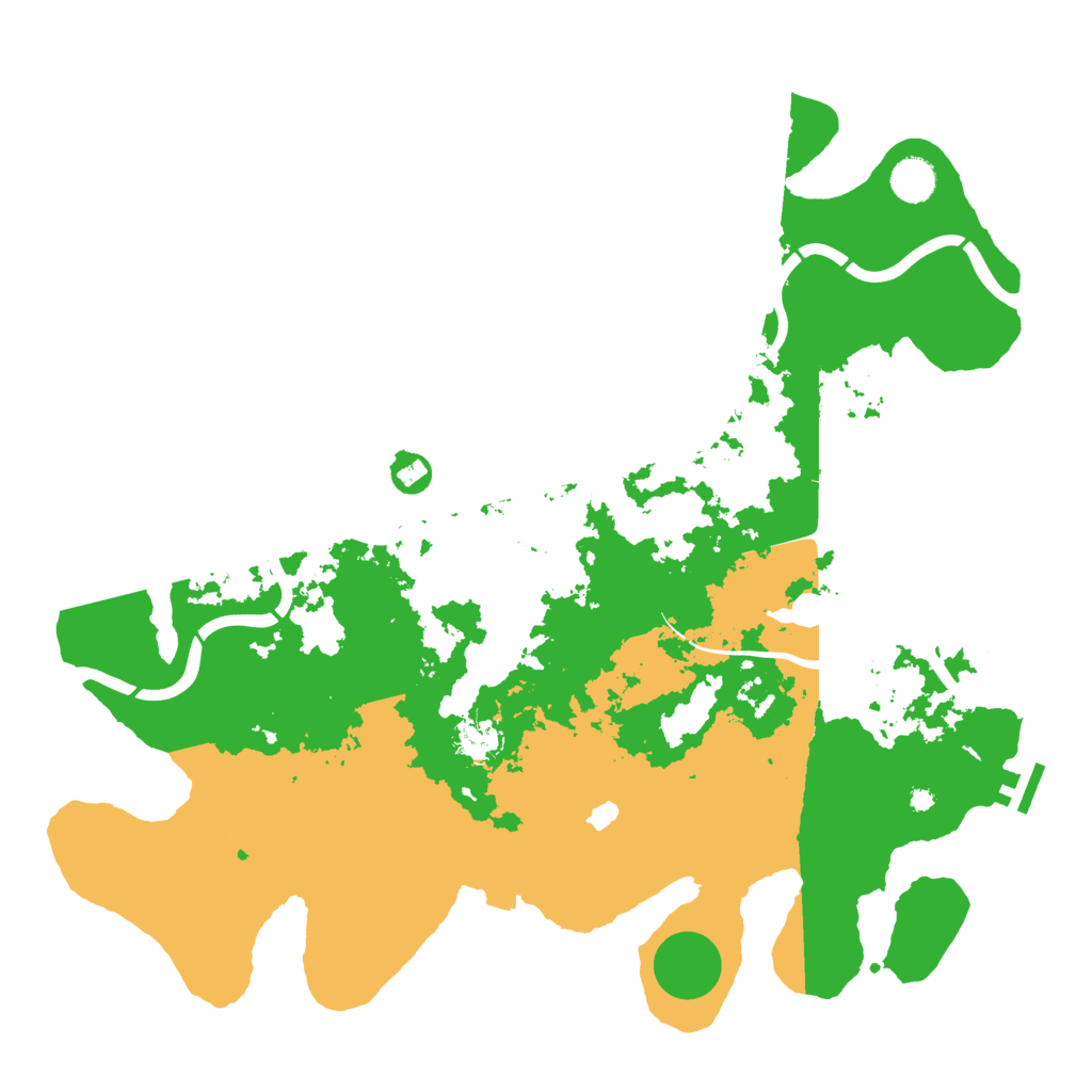 Biome Rust Map: Procedural Map, Size: 4253, Seed: 2010