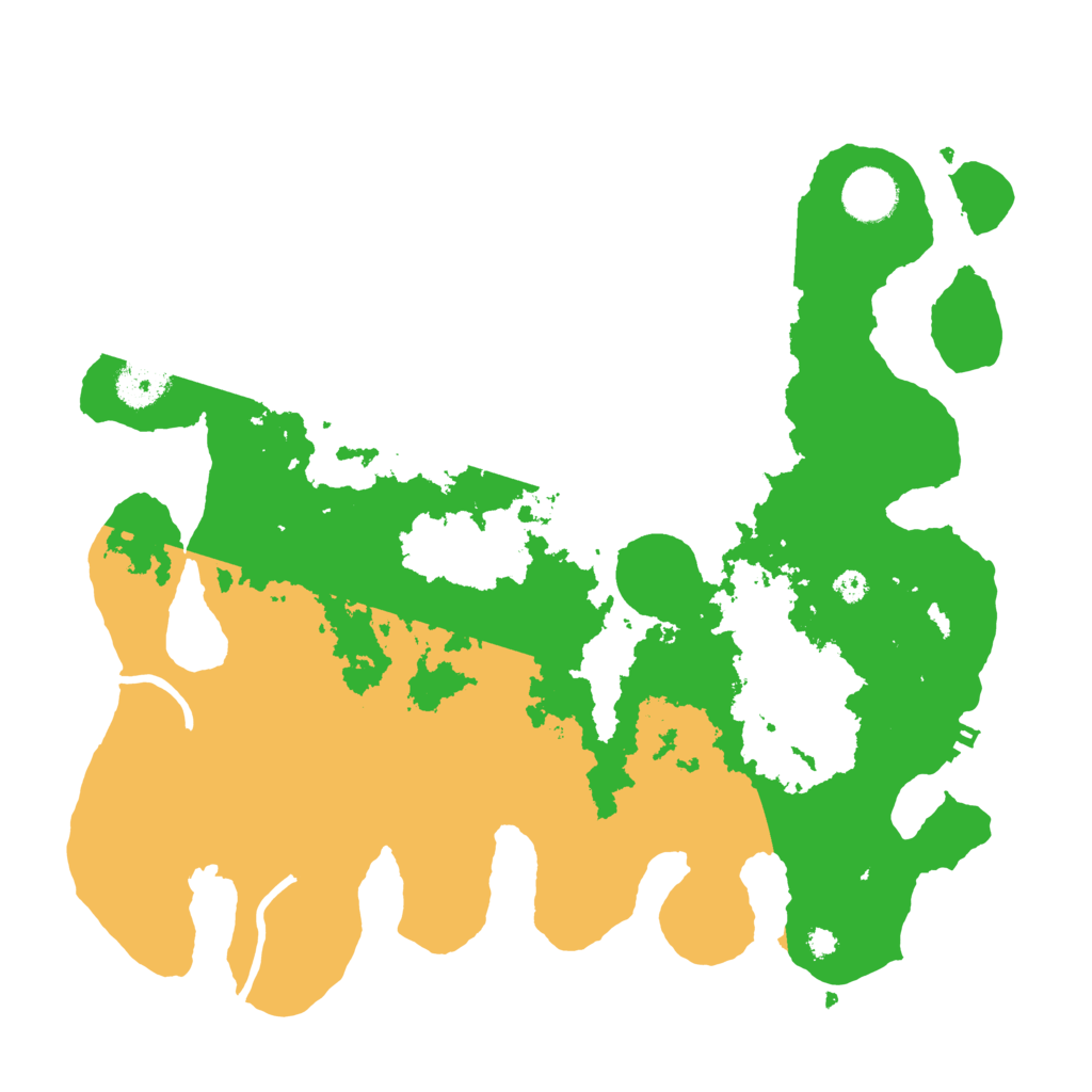 Biome Rust Map: Procedural Map, Size: 3500, Seed: 135085935