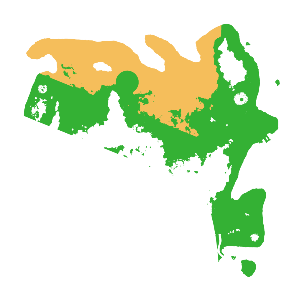 Biome Rust Map: Procedural Map, Size: 3500, Seed: 435470450