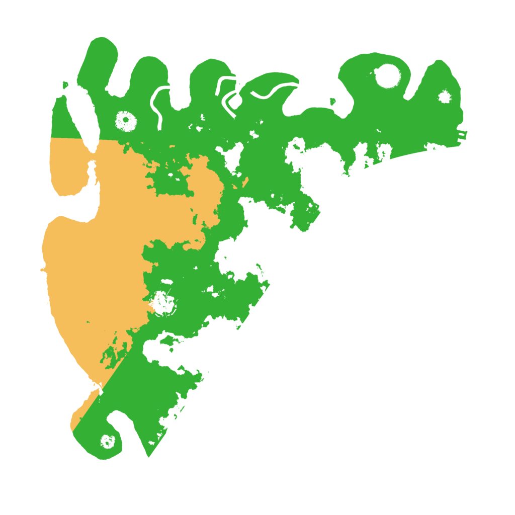 Biome Rust Map: Procedural Map, Size: 3700, Seed: 888773570