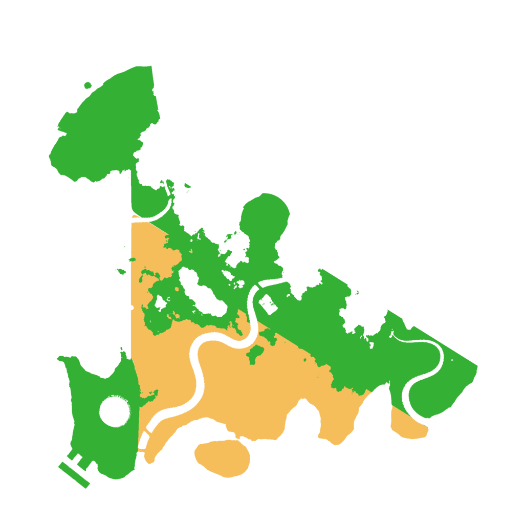 Biome Rust Map: Procedural Map, Size: 3000, Seed: 62948444