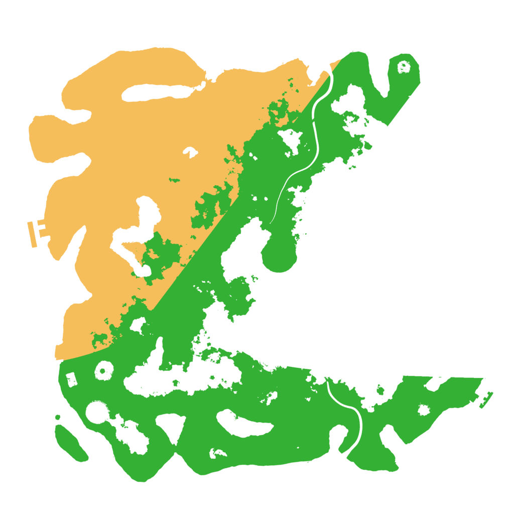 Biome Rust Map: Procedural Map, Size: 4000, Seed: 157103