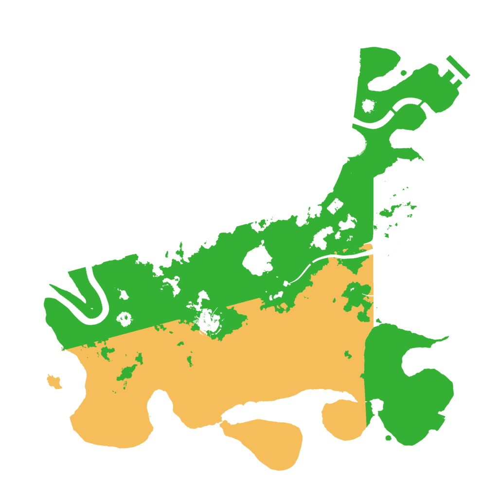 Biome Rust Map: Procedural Map, Size: 3500, Seed: 763083449