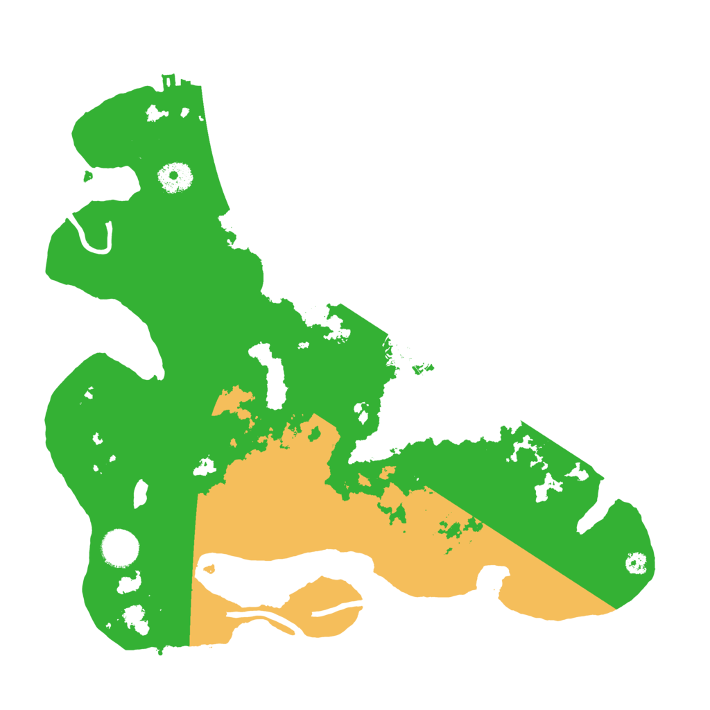 Biome Rust Map: Procedural Map, Size: 3333, Seed: 125579354