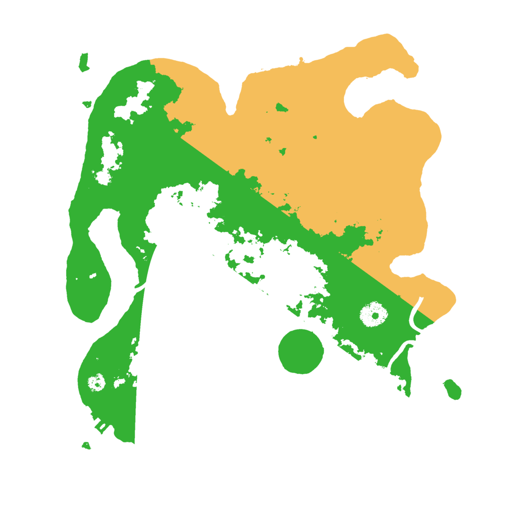 Biome Rust Map: Procedural Map, Size: 3000, Seed: 35612