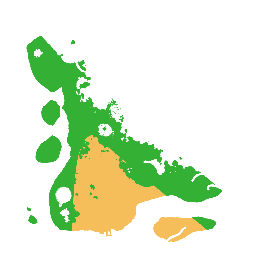 Biome Rust Map: Procedural Map, Size: 3000, Seed: 20286