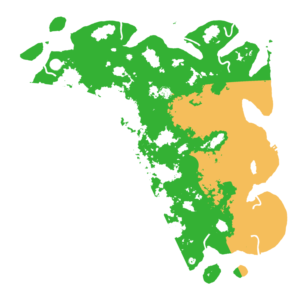 Biome Rust Map: Procedural Map, Size: 4500, Seed: 754645748